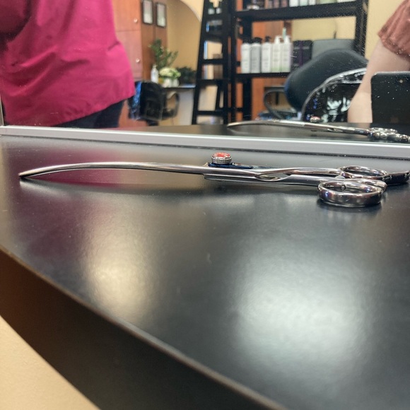 kenchii Dog Kenchii Five Star Long Curved Shears With Swivel Thumb